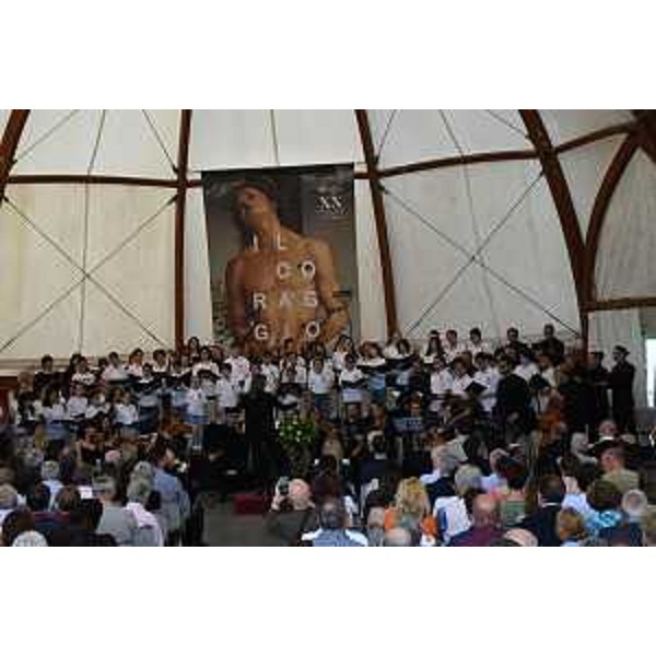 La cerimonia di apertura della mostra di Illegio "Coraggio" - La cerimonia di apertura della mostra di Illegio "Coraggio"