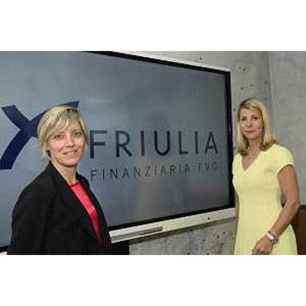 L'assessore Barbara Zilli con il presidente di Friulia Federica Seganti - L'assessore Barbara Zilli con il presidente di Friulia Federica Seganti