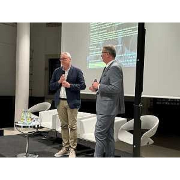 Un altro momento dell'intervento del presidente Bordin - Un altro momento dell'intervento del presidente Bordin