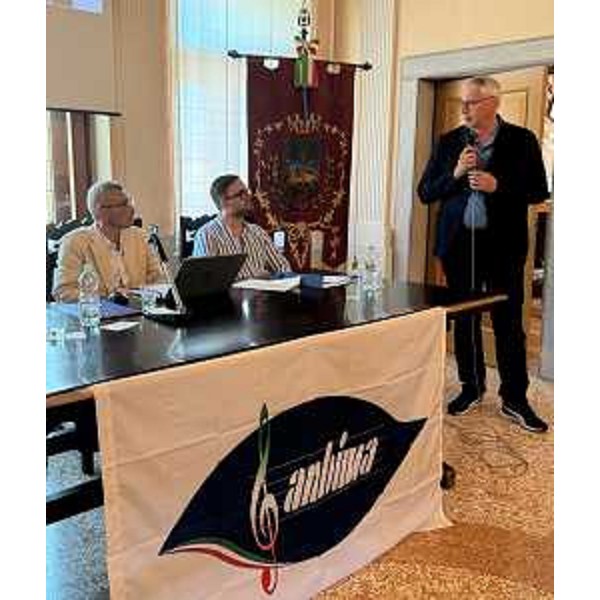 Il presidente Mauro Bordin, Mattia Mestroni e il presidente Pasquale Moro - Il presidente Mauro Bordin, Mattia Mestroni e il presidente Pasquale Moro