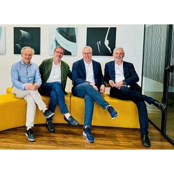 Laurino Zuccolo, Massimiliano Zamò, il presidente Mauro Bordin e Lucio Zamò - Laurino Zuccolo, Massimiliano Zamò, il presidente Mauro Bordin e Lucio Zamò