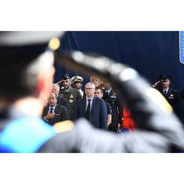 Un altro momento della cerimonia di oggi a Rivolto - Un altro momento della cerimonia di oggi a Rivolto