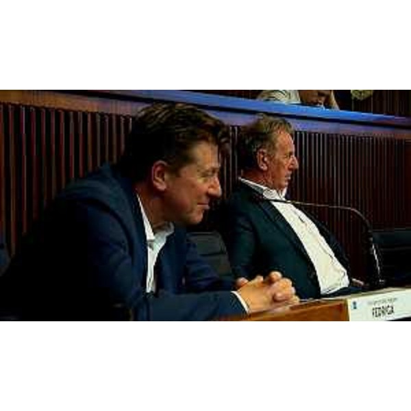 Il presidente della IV Commissione, Alberto Budai (Lega), e l'assessore regionale Fabio Scoccimarro - Il presidente della IV Commissione, Alberto Budai (Lega), e l'assessore regionale Fabio Scoccimarro