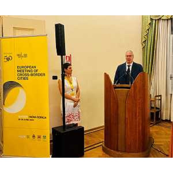 Un altro momento dell'intervento del presidente Bordin - Un altro momento dell'intervento del presidente Bordin