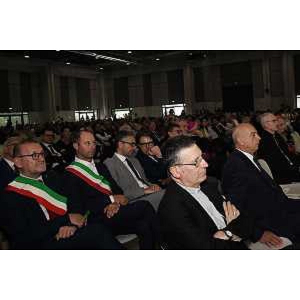 Pafrte del pubblico presente alla cerimonia di apertura della 50. edizione della Settimana sociale dei Cattolici - Pafrte del pubblico presente alla cerimonia di apertura della 50. edizione della Settimana sociale dei Cattolici