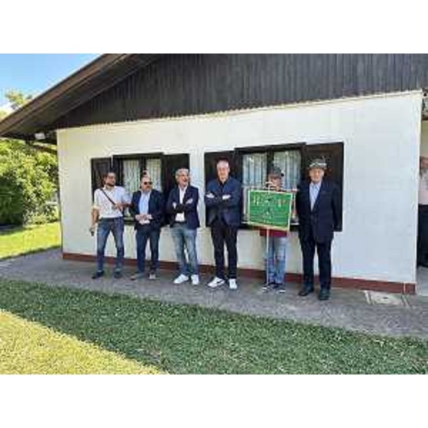 Il presidente Bordin (terzo da destra) assieme ai consiglieri Antonio Calligaris, Diego Moretti ed Enrico Bullian - Il presidente Bordin (terzo da destra) assieme ai consiglieri Antonio Calligaris, Diego Moretti ed Enrico Bullian