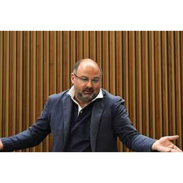 Il capogruppo del Pd, Diego Moretti - Il capogruppo del Pd, Diego Moretti