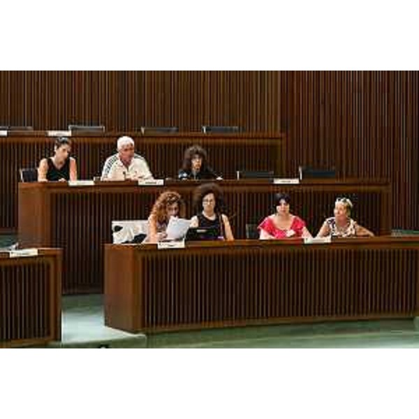 Gli auditi durante i lavori della VI Commissione nell'aula del Consiglio regionale - Gli auditi durante i lavori della VI Commissione nell'aula del Consiglio regionale