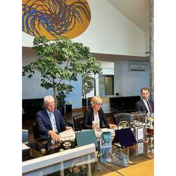 L'assessore regionale Barbara Zilli nel corso dell'assemblea dei soci di Friulia. - L'assessore regionale Barbara Zilli nel corso dell'assemblea dei soci di Friulia.