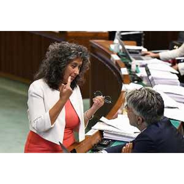 Serena Pellegrino (Avs) e Antonio Calligaris (Lega) - Serena Pellegrino (Avs) e Antonio Calligaris (Lega)