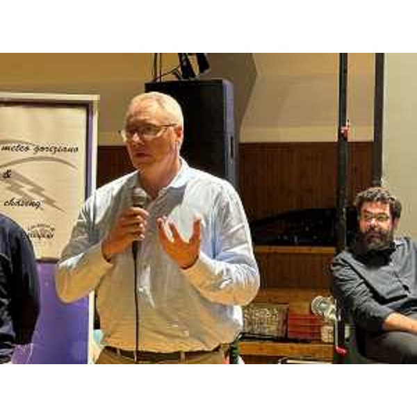 L'intervento a Mortegliano del presidente del Cr Fvg, Mauro Bordin - L'intervento a Mortegliano del presidente del Cr Fvg, Mauro Bordin