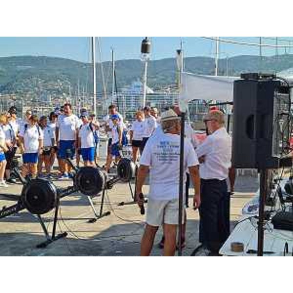 L'assessore regionale Riccardo Riccardi sul pontile Istria per la Regata Nazionale Special Olympics - L'assessore regionale Riccardo Riccardi sul pontile Istria per la Regata Nazionale Special Olympics