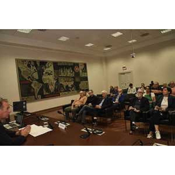 Un momento della presentazione. - Un momento della presentazione.