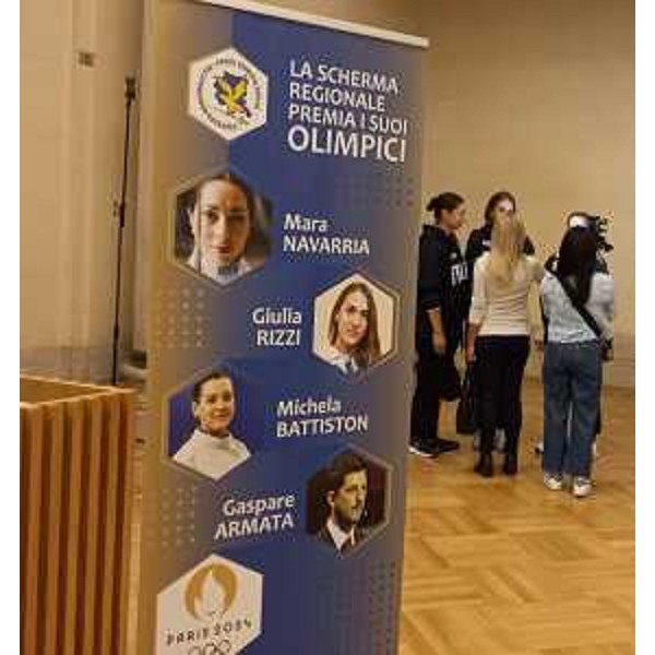 L'insegna della serata di festeggiamento - L'insegna della serata di festeggiamento