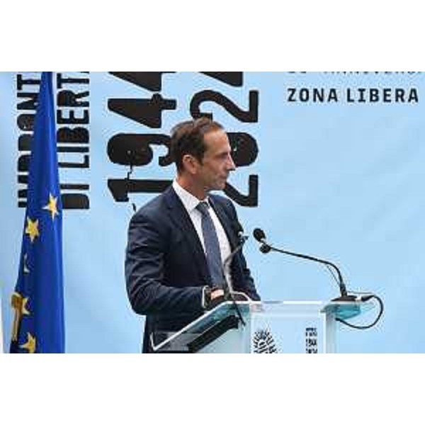 Il governatore Massimiliano Fedriga - Il governatore Massimiliano Fedriga