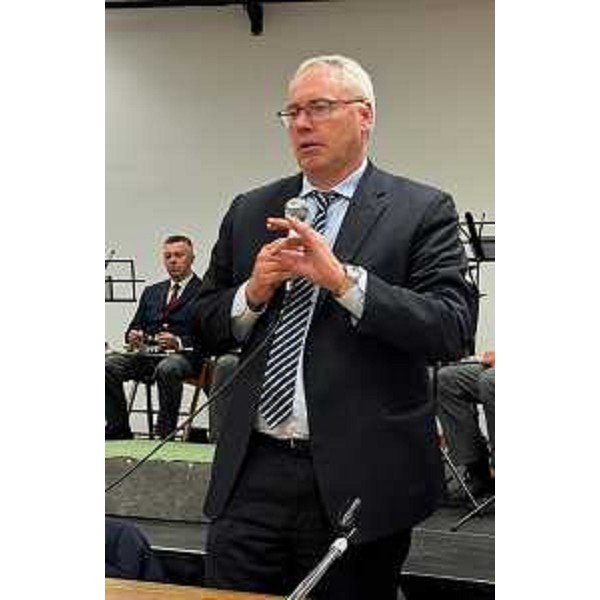 L'intervento del presidente Bordin a Lavariano - L'intervento del presidente Bordin a Lavariano