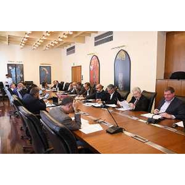 Un momento dei lavori della V Commissione - Un momento dei lavori della V Commissione