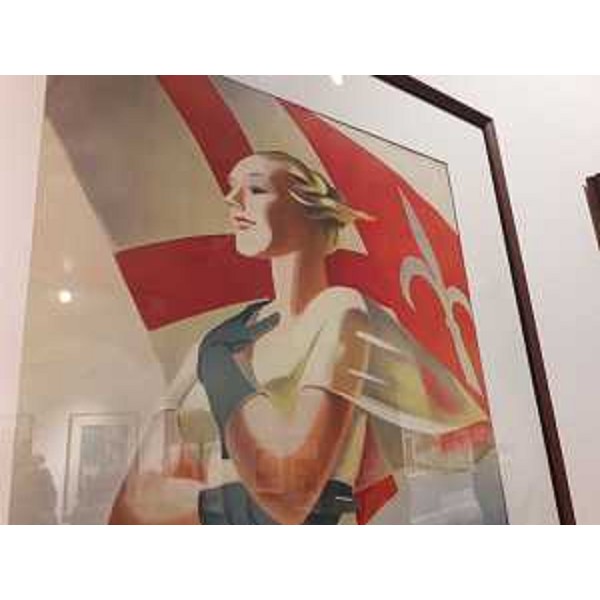 Una delle opere esposte. - Una delle opere esposte.