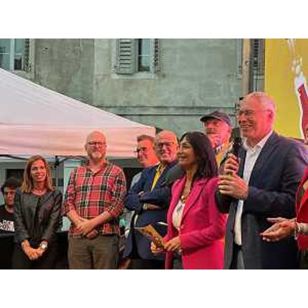 Il presidente Bordin assieme alle altre autorità - Il presidente Bordin assieme alle altre autorità