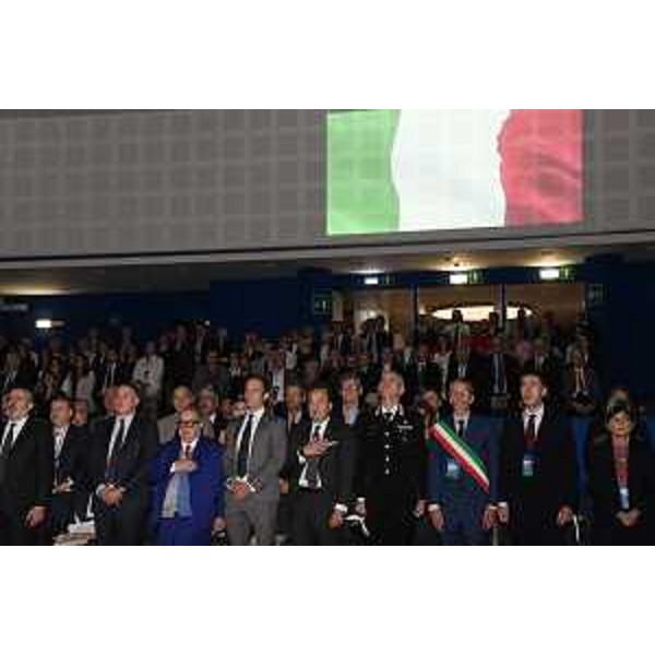 L'apertura dei lavori dell'assemblea generale di Confindustria Alto Adriatico dedicata la Capitale umano svoltasi a Grado, alla presenza del Governatore del Friuli Venezia Giulia Massimiliano Fedriga - L'apertura dei lavori dell'assemblea generale di Confindustria Alto Adriatico dedicata la Capitale umano svoltasi a Grado, alla presenza del Governatore del Friuli Venezia Giulia Massimiliano Fedriga