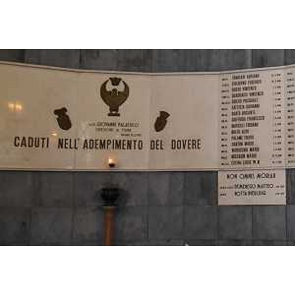 Il famedio della Questura di Trieste - Il famedio della Questura di Trieste