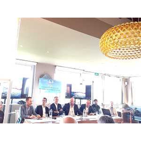 Un momento del convegno sui porti turistici a San Giorgio di Nogaro - Un momento del convegno sui porti turistici a San Giorgio di Nogaro