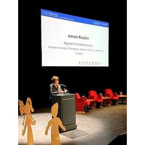 Lassessore regionale a Istruzione, Lavoro, Formazione, Università e Ricerca Alessia Rosolen allevento "ZeroSei in scena! Allestire insieme il sistema pedagogico integrato" - Lassessore regionale a Istruzione, Lavoro, Formazione, Università e Ricerca Alessia Rosolen allevento "ZeroSei in scena! Allestire insieme il sistema pedagogico integrato"