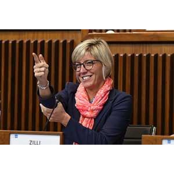 L'assessore alle Finanze Barbara Zilli - L'assessore alle Finanze Barbara Zilli