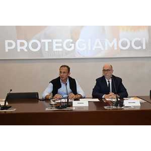 Un momento della presentazione. - Un momento della presentazione.