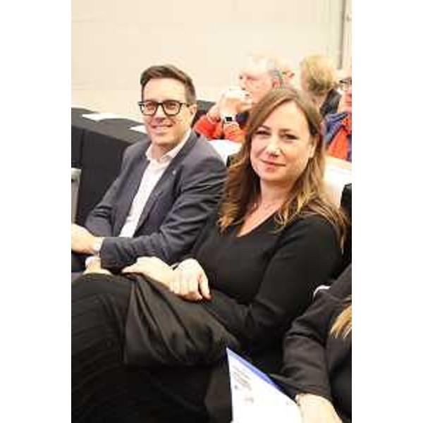 I consiglieri regionali Igor Treleani e Manuela Celotti all'info-day di Villa Manin - I consiglieri regionali Igor Treleani e Manuela Celotti all'info-day di Villa Manin