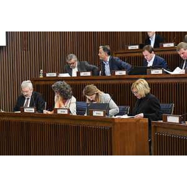 I banchi dei consiglieri di Opposizione - I banchi dei consiglieri di Opposizione