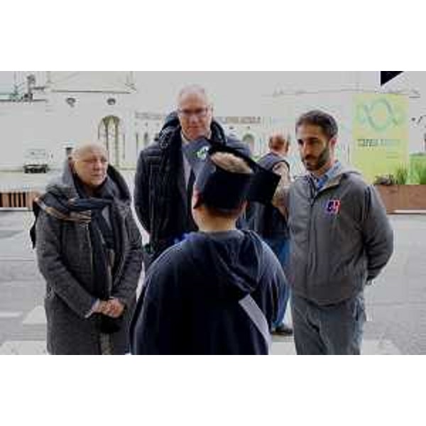 La presidente del Consiglio comunale di Codroipo, Carla Comisso, il presidente del Cr Fvg, Mauro Bordin, e il vicesindaco di Codroipo, Giacomo Trevisan - La presidente del Consiglio comunale di Codroipo, Carla Comisso, il presidente del Cr Fvg, Mauro Bordin, e il vicesindaco di Codroipo, Giacomo Trevisan