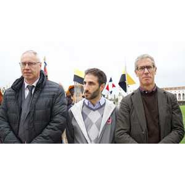 Il presidente del cr Fvg, Mauro Bordin, il vicesindaco di Codroipo, Giacono Trevisan, e il dirigente di villa Manin, Guido Comis - Il presidente del cr Fvg, Mauro Bordin, il vicesindaco di Codroipo, Giacono Trevisan, e il dirigente di villa Manin, Guido Comis