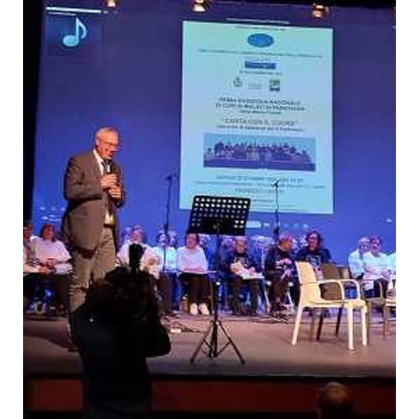 Un altro momento dell'intervento del presidente Bordin - Un altro momento dell'intervento del presidente Bordin