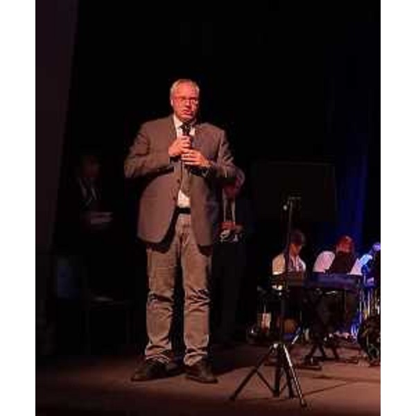 Un altro momento dell'intervento del presidente del Cr Fvg - Un altro momento dell'intervento del presidente del Cr Fvg