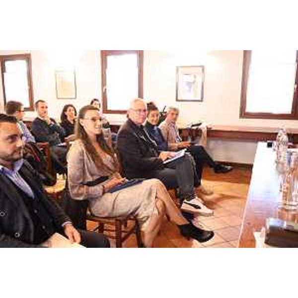 Il presidente Bordin in prima fila assieme alle altre autorità - Il presidente Bordin in prima fila assieme alle altre autorità