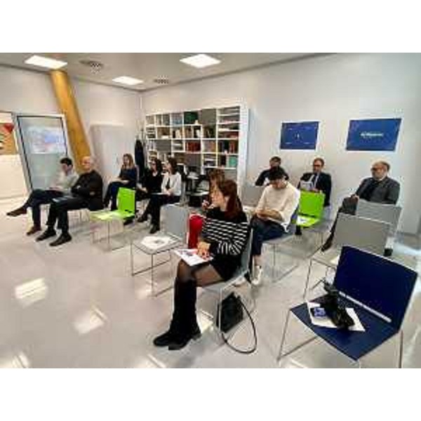 I presenti alla conferenza stanpa di presentazione della fiera Eureka a MIlano - I presenti alla conferenza stanpa di presentazione della fiera Eureka a MIlano