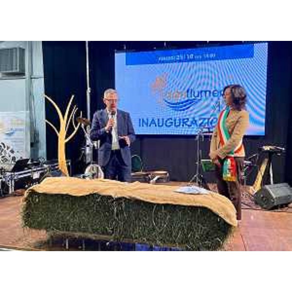 L'intervento dell'assessore regionale alle Risorse agroalimentari Stefano Zannier durante la cerimonia di inaugurazione della 2. edizione di Agriflumen - L'intervento dell'assessore regionale alle Risorse agroalimentari Stefano Zannier durante la cerimonia di inaugurazione della 2. edizione di Agriflumen