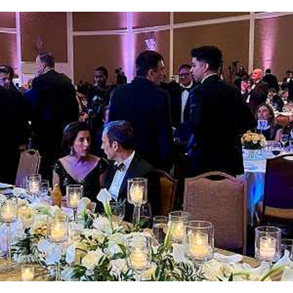 Il governatiore Fedriga e il segretario al Commercio degli Stati Uniti d'America Gina Raimondo - Il governatiore Fedriga e il segretario al Commercio degli Stati Uniti d'America Gina Raimondo