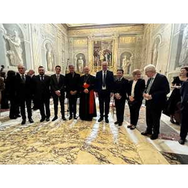 Foto di gruppo per la delegazione Fvg a Roma - Foto di gruppo per la delegazione Fvg a Roma