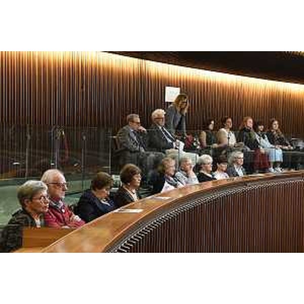 Il pubblico presente in Aula per la Giornata dei corregionali all'estero - Il pubblico presente in Aula per la Giornata dei corregionali all'estero
