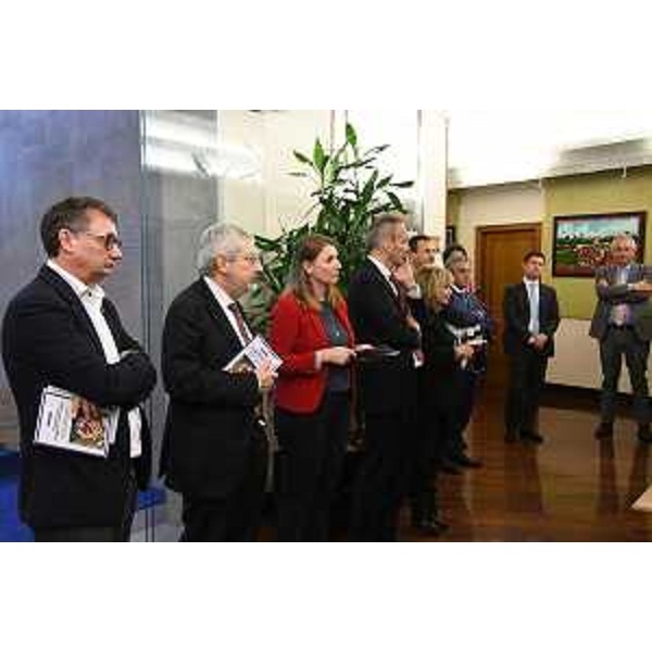 I consiglieri regionali all'inaugurazione della mostra "Mosaicamente. Omaggio ad Antonio Ligabue" - I consiglieri regionali all'inaugurazione della mostra "Mosaicamente. Omaggio ad Antonio Ligabue"