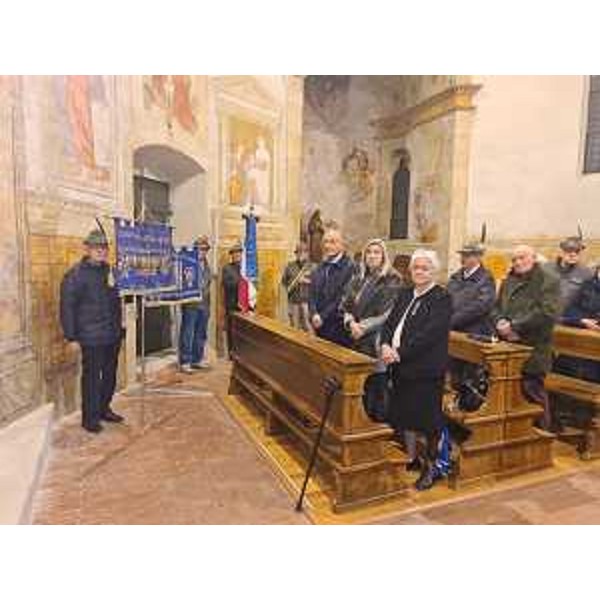 L'assessore regionale alle Infrastrutture e territorio, Cristina Amirante alla santa messa di suffragio in onore dei Caduti di tutte le guerre e nelle missioni di pace celebrata nella chiesa della Santissima Trinità di Pordenone a cura del Comitato provinciale dell'Associazione nazionale famiglie caduti e dispersi in guerra. - L'assessore regionale alle Infrastrutture e territorio, Cristina Amirante alla santa messa di suffragio in onore dei Caduti di tutte le guerre e nelle missioni di pace celebrata nella chiesa della Santissima Trinità di Pordenone a cura del Comitato provinciale dell'Associazione nazionale famiglie caduti e dispersi in guerra. 