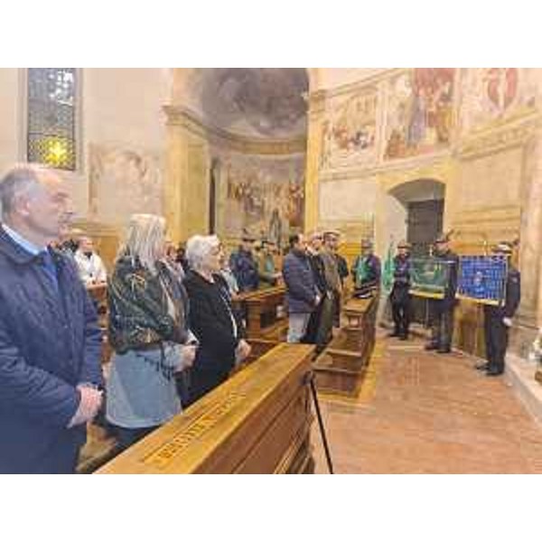 L'assessore regionale alle Infrastrutture e territorio, Cristina Amirante alla santa messa di suffragio in onore dei Caduti di tutte le guerre e nelle missioni di pace celebrata nella chiesa della Santissima Trinità di Pordenone a cura del Comitato provinciale dell'Associazione nazionale famiglie caduti e dispersi in guerra. - L'assessore regionale alle Infrastrutture e territorio, Cristina Amirante alla santa messa di suffragio in onore dei Caduti di tutte le guerre e nelle missioni di pace celebrata nella chiesa della Santissima Trinità di Pordenone a cura del Comitato provinciale dell'Associazione nazionale famiglie caduti e dispersi in guerra. 