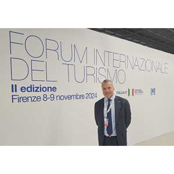 L'assessore al Turismo del Fvg, Sergio Emidio Bini al Forum internazionale del Turismo in corso a Firenze. - L'assessore al Turismo del Fvg, Sergio Emidio Bini al Forum internazionale del Turismo in corso a Firenze.