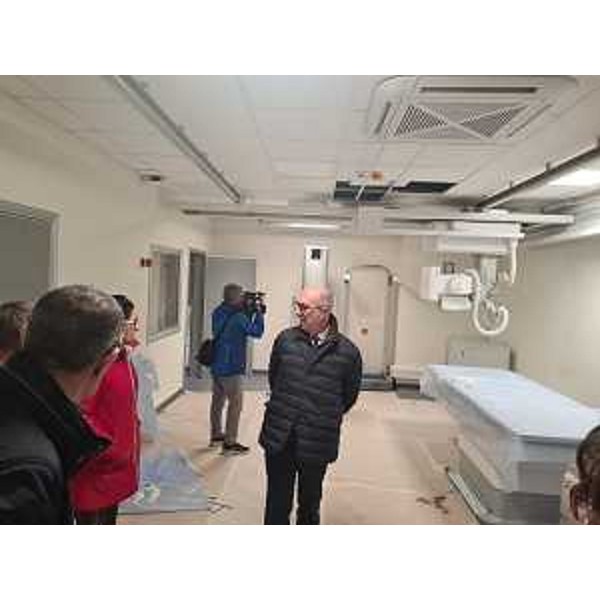 L'assessore regionale alla Salute Riccardo Riccardi al sopralluogo nel nuovo ospedale di Santa Maria degli Angeli - L'assessore regionale alla Salute Riccardo Riccardi al sopralluogo nel nuovo ospedale di Santa Maria degli Angeli