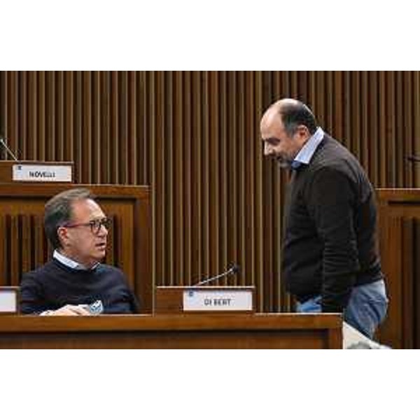 Da sinistra Mauro Di Bert (Fp) e Diego Moretti (Pd) - Da sinistra Mauro Di Bert (Fp) e Diego Moretti (Pd)