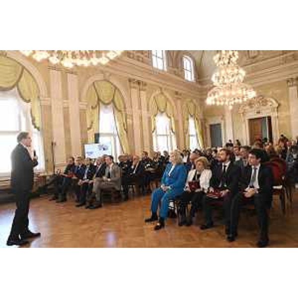 Un momento della presentazione. - Un momento della presentazione.