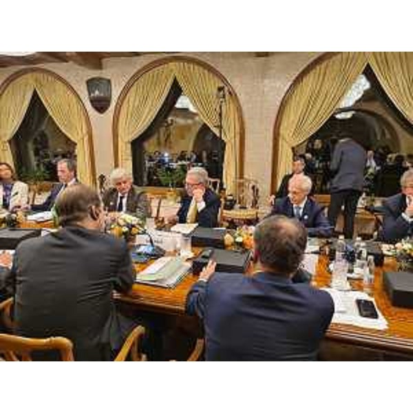 L'assessore Zannier nel corso dell'incontro - L'assessore Zannier nel corso dell'incontro