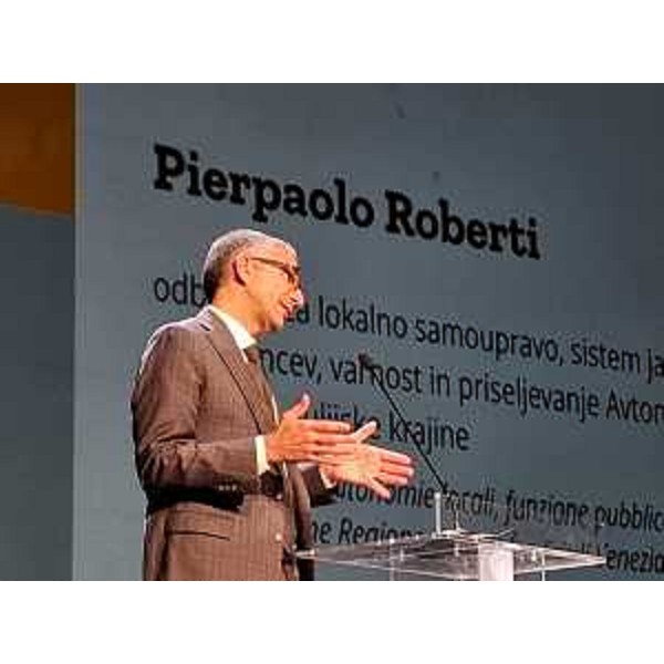 L'assessore regionale Pierpaolo Roberti - L'assessore regionale Pierpaolo Roberti